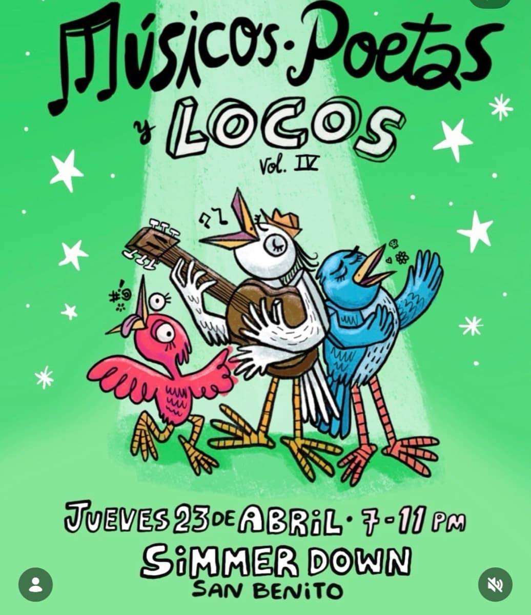 Noche de música y poesía en Simmer Down