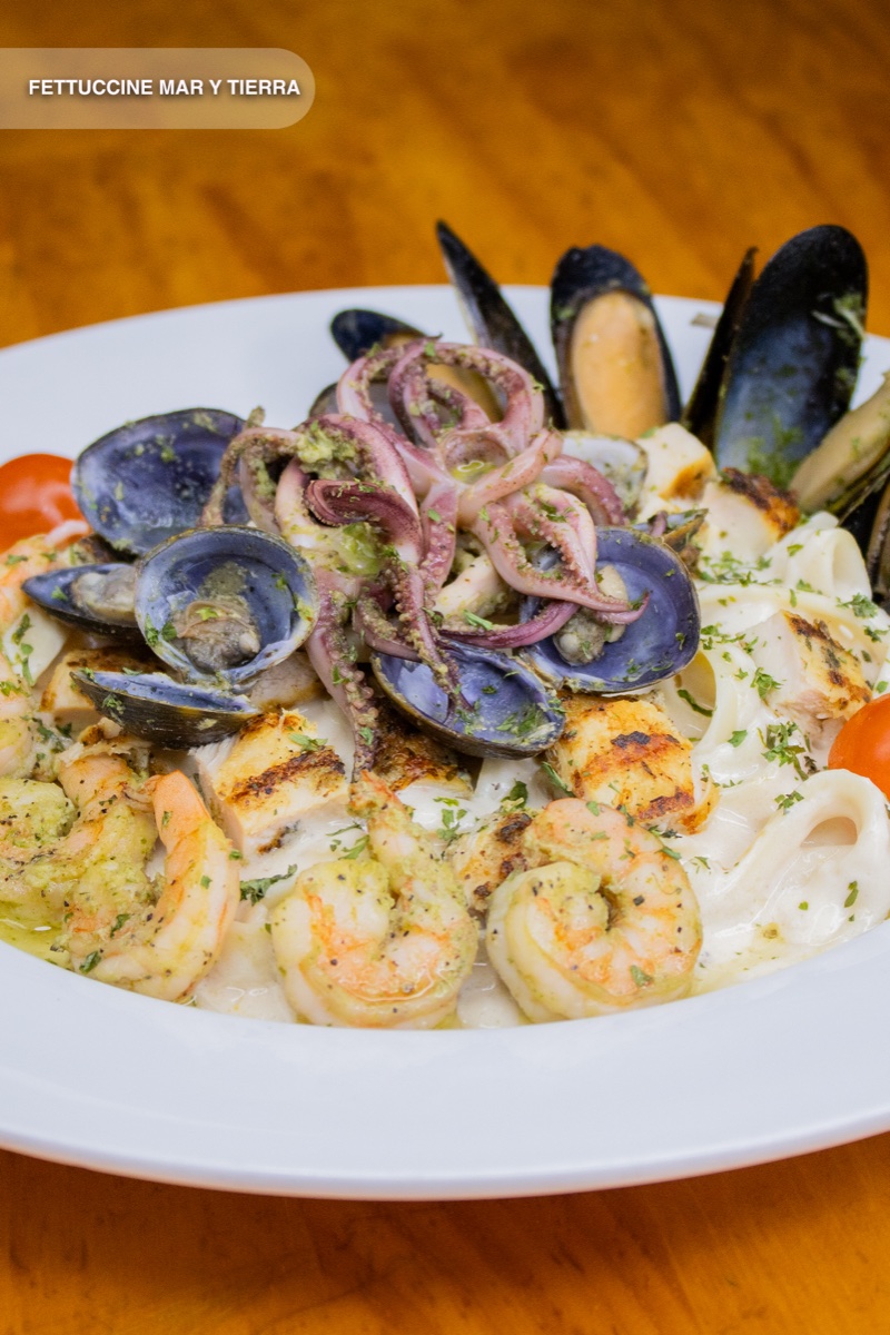 Fettuccine Mar y Tierra